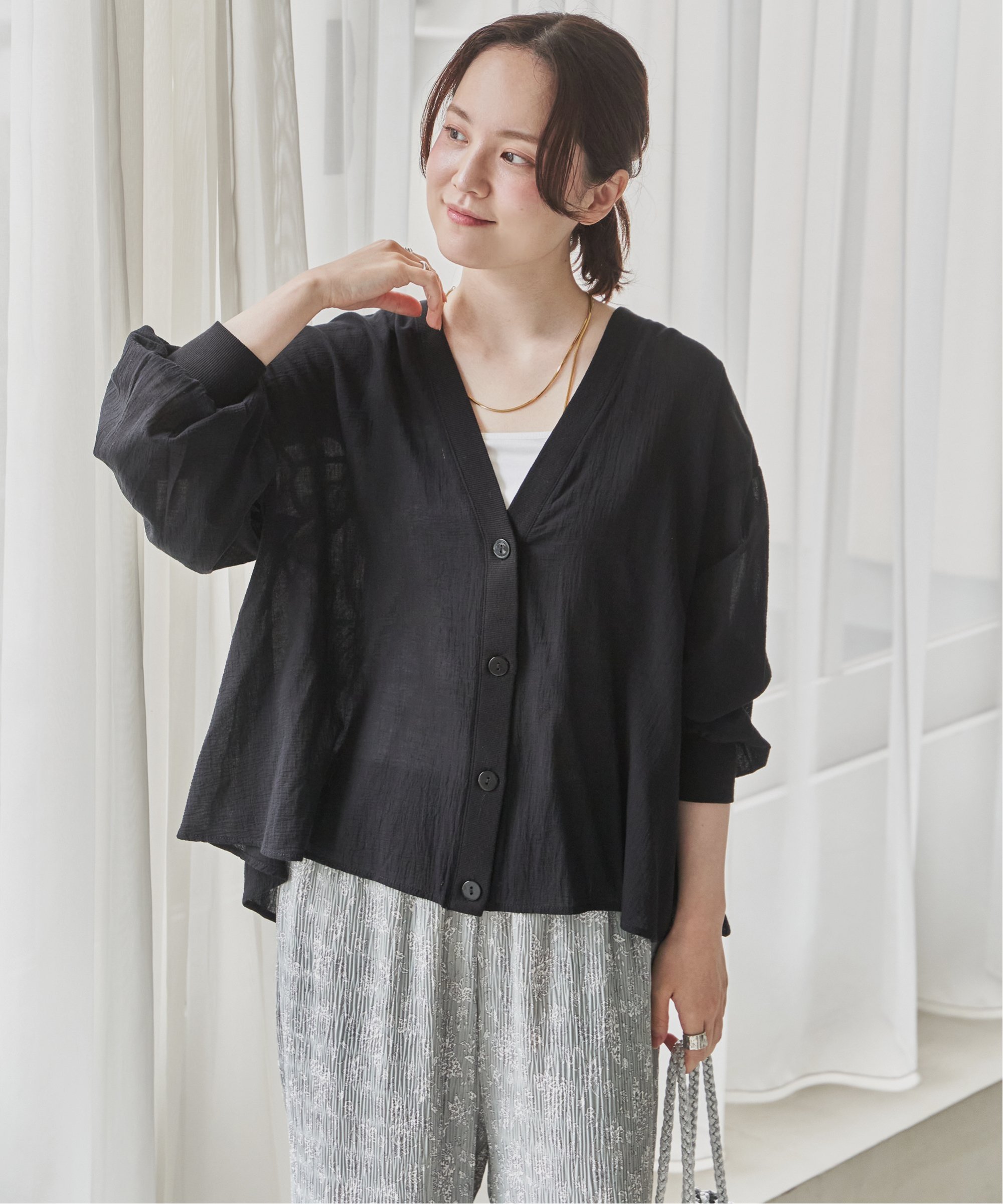 LBC（エルビーシー） シアーシャツカーディガン : COX-ONLINE SHOP