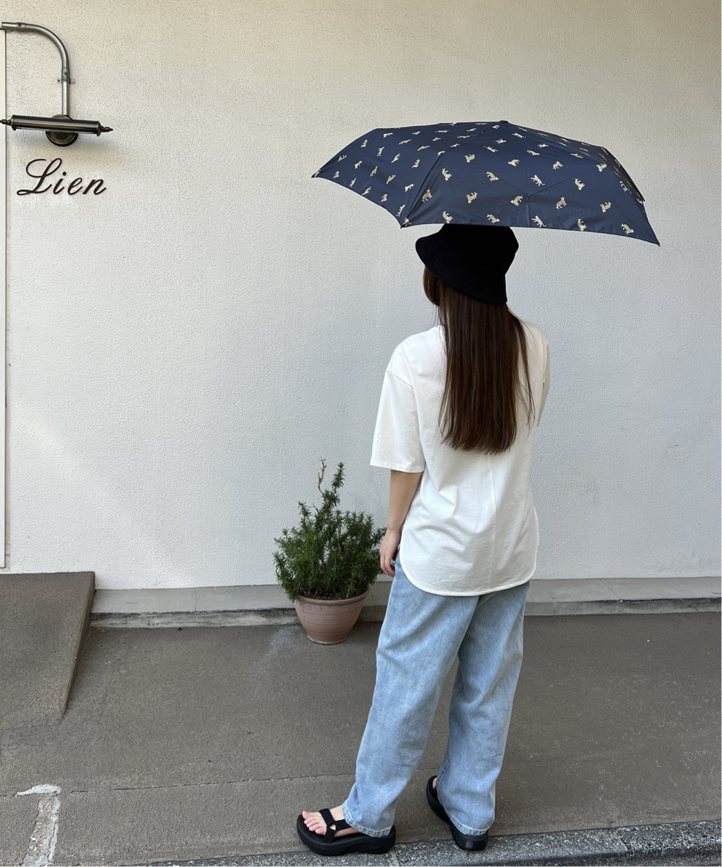 【UVカット／撥水】Wpc. アニマルエアライトアンブレラ 折りたたみ傘 晴雨兼用
