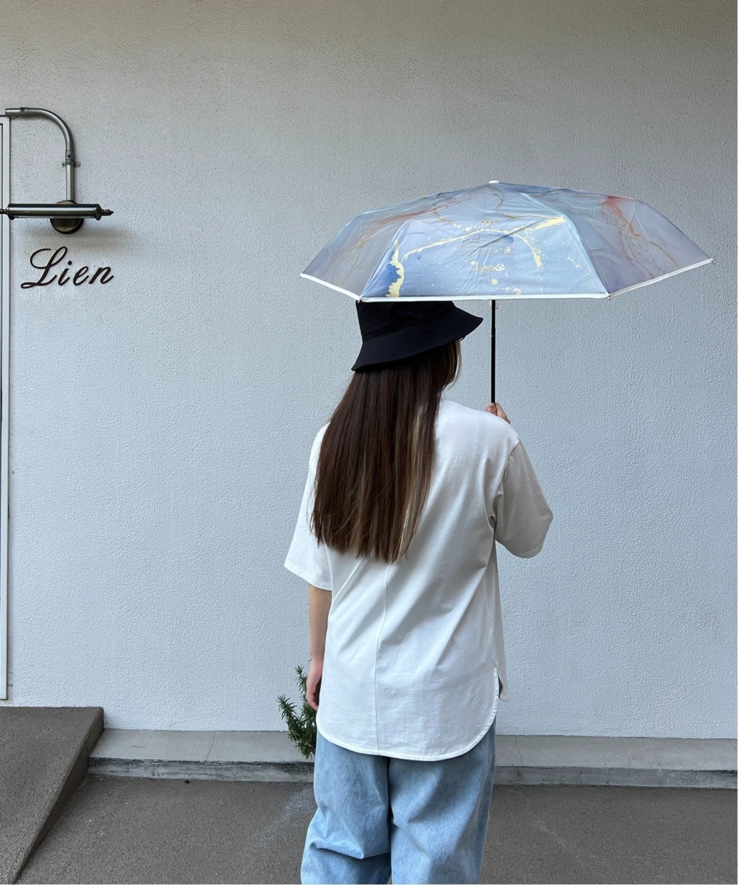 Wpc. インクアートアンブレラミニ 折りたたみ傘