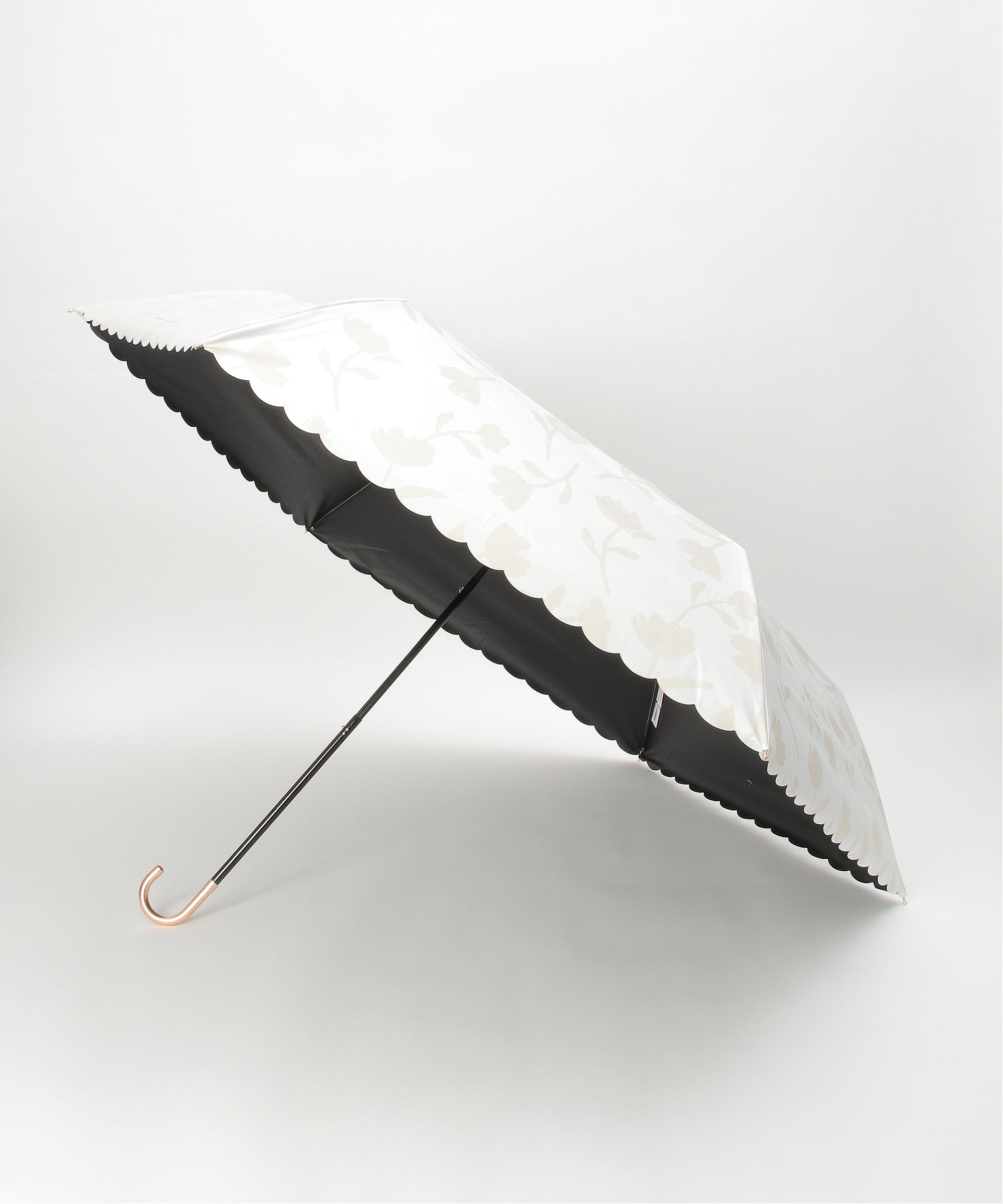 Wpc. 遮光フラワーシャドウ ミニ傘 折りたたみ傘 日傘