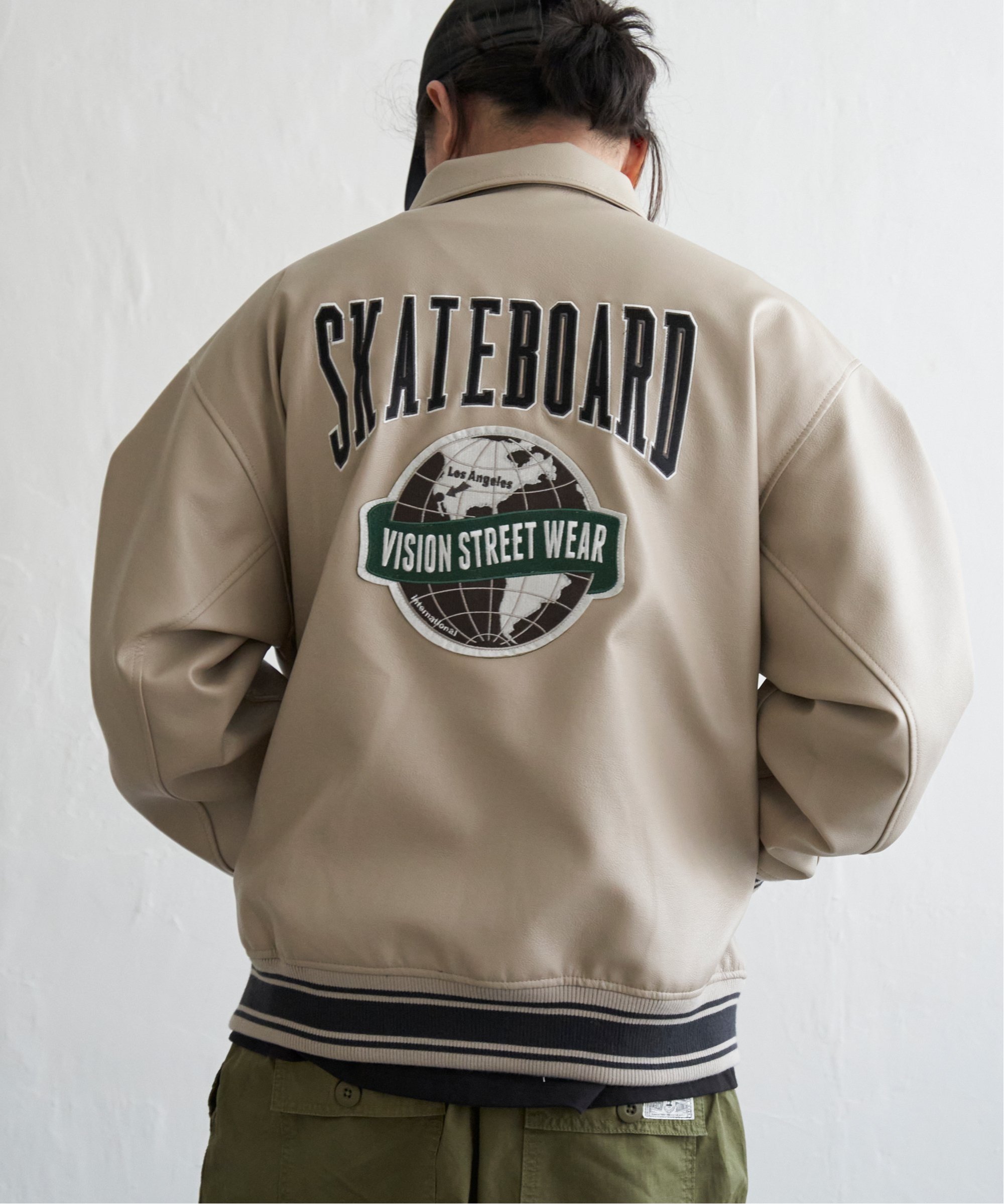 ヴィジョンストリートウェア レザージャケット M VISION STREET WEAR レザージャケット