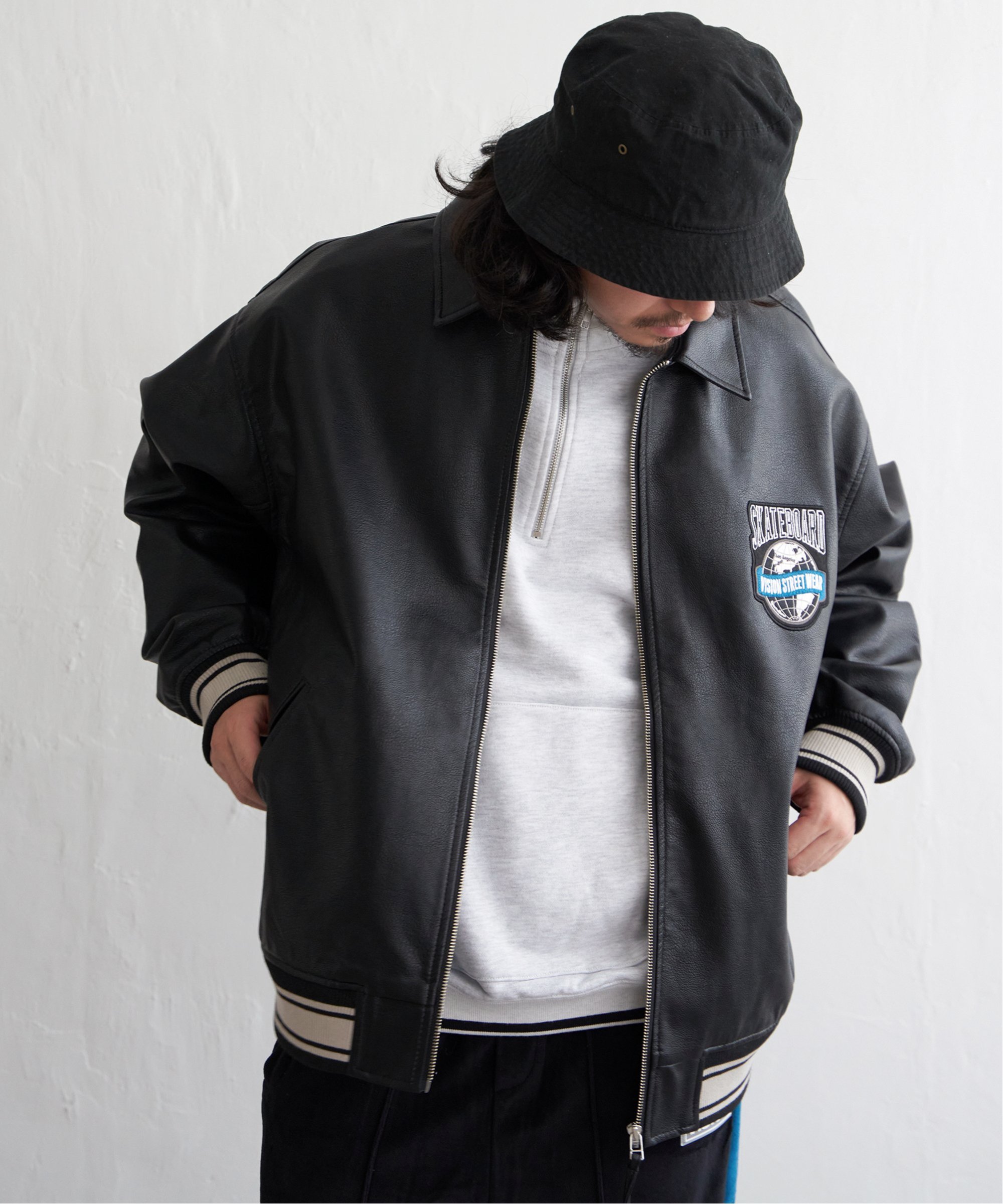 ヴィジョンストリートウェア レザージャケット M VISION STREET WEAR レザージャケット