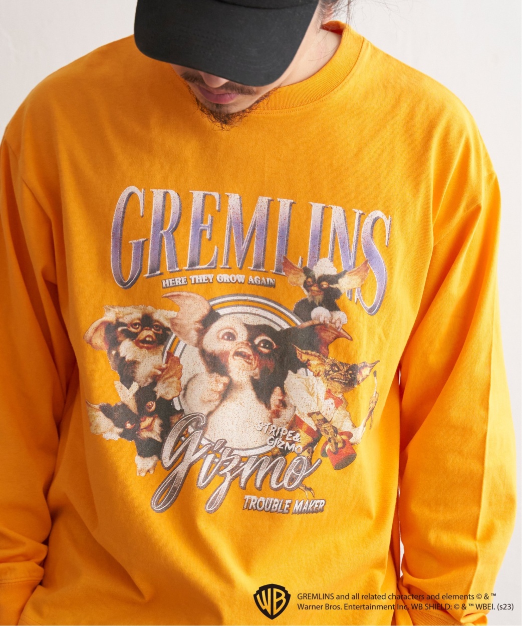 GREMLINS グレムリン コラージュプリントロンT