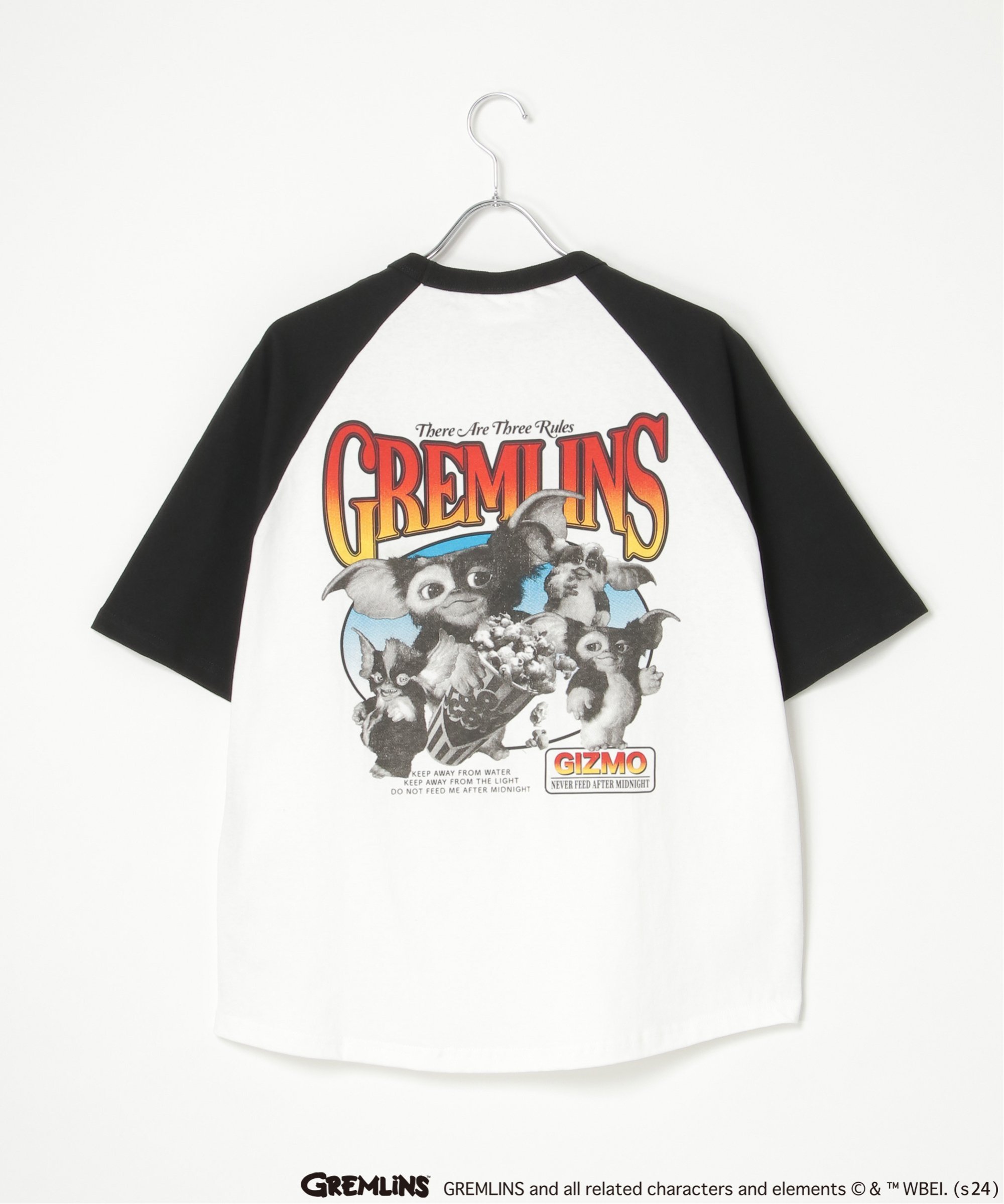GREMLINS グレムリン ラグランプリントTシャツ｜cox-online｜02