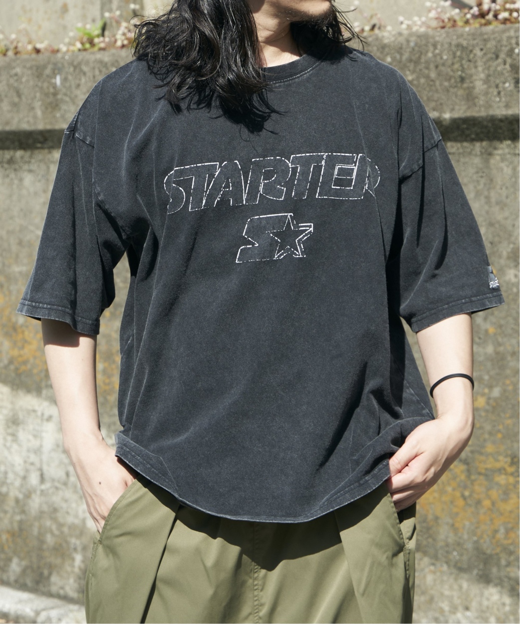 STARTER BLACK LABEL スターターブラックレーベル ケミカル加工Tシャツ