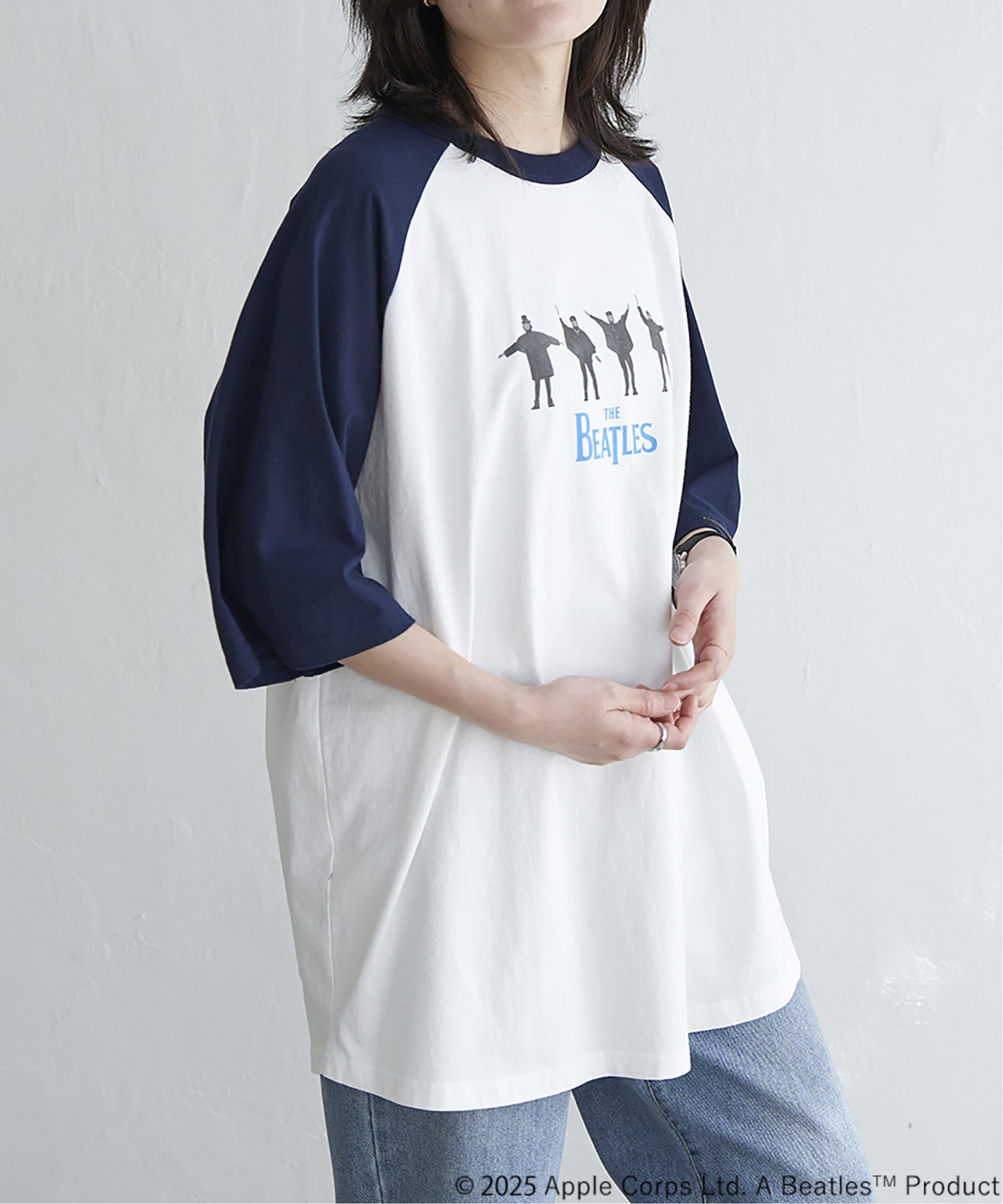 【別注】THE BEATLES ザ ビートルズ HELPラグランTシャツ 別注】THE BEATLES ザ ビートルズ HELPラグランTシャツ : COX