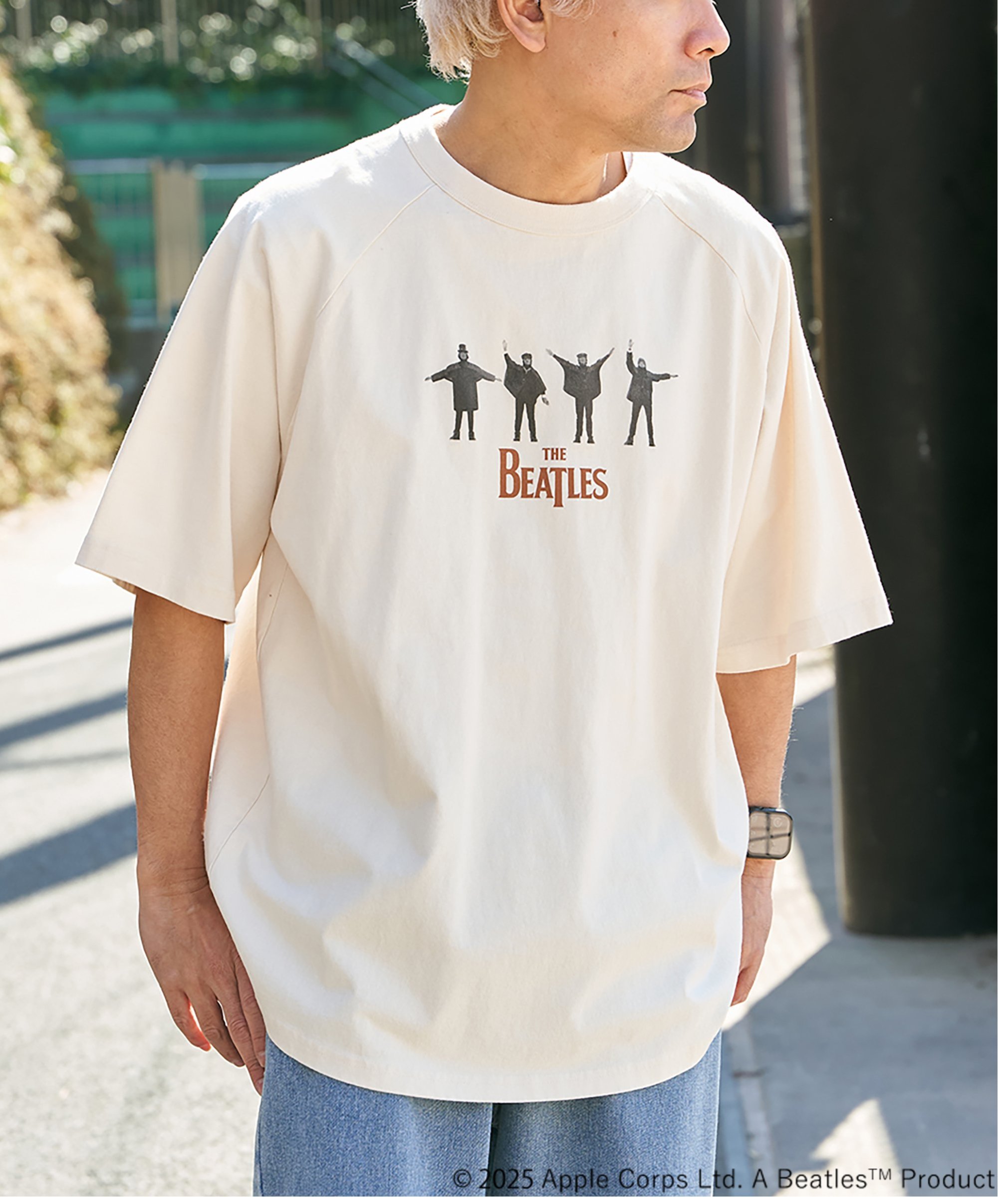 【別注】THE BEATLES ザ ビートルズ HELPラグランTシャツ 別注】THE BEATLES ザ ビートルズ HELPラグランTシャツ : COX
