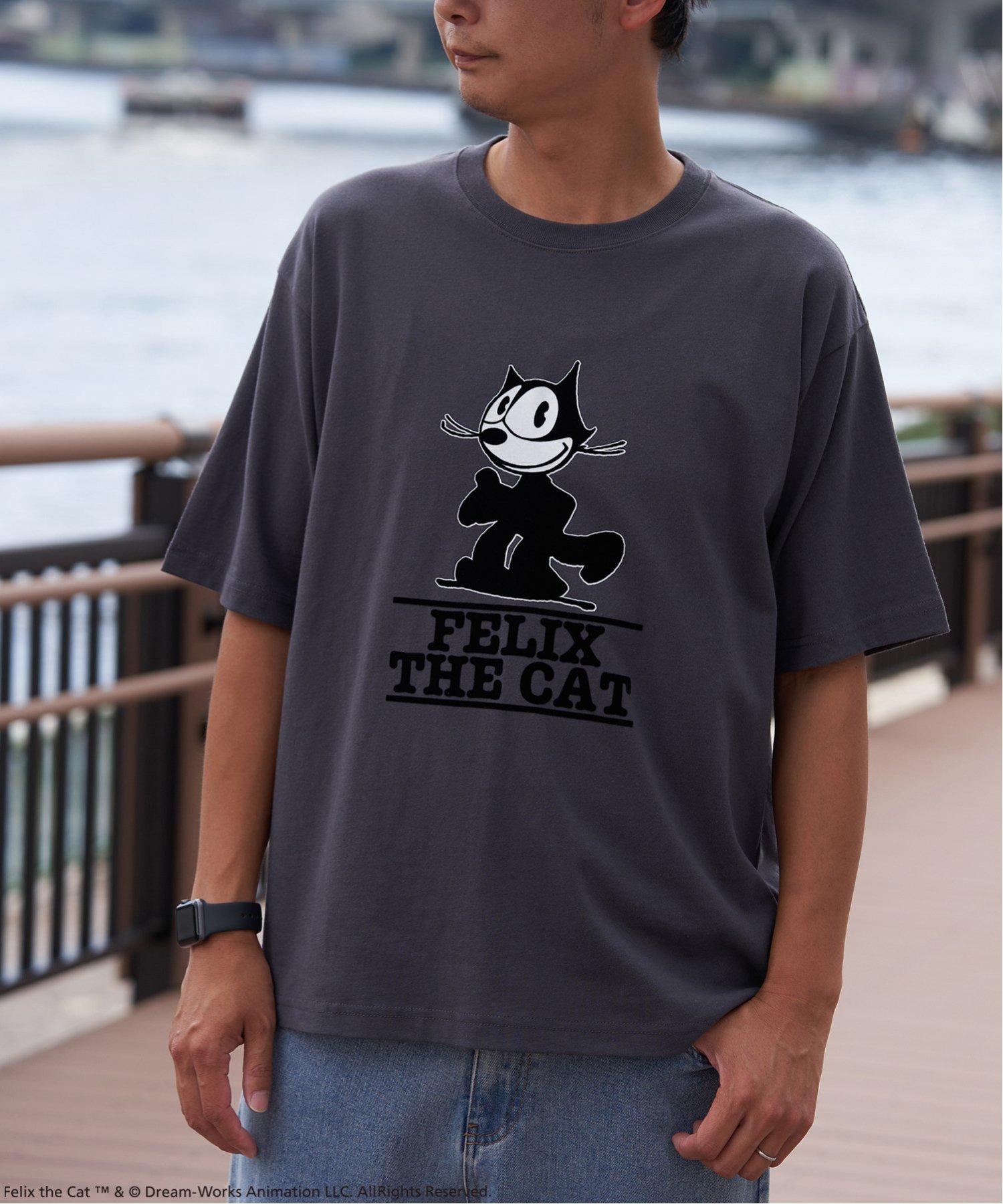 Felix the cat フィリックス・ザ・キャット / フロッキープリントT