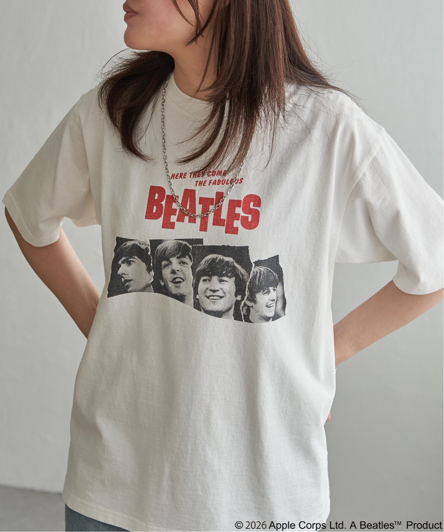 VENCE EXCHANGE THE BEATLES ザ ビートルズ ツアープリントTシャツ