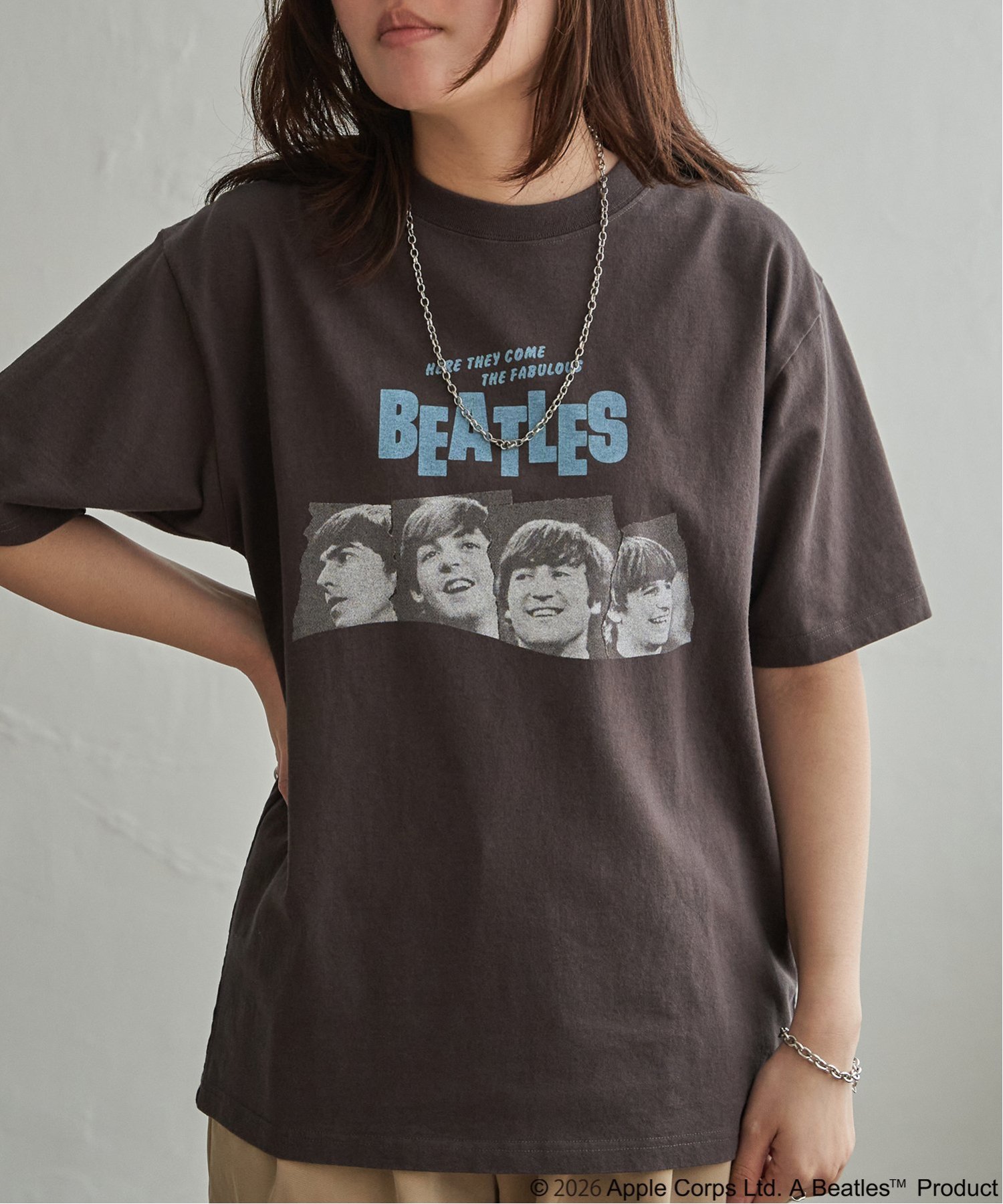 VENCE EXCHANGE THE BEATLES ザ ビートルズ ツアープリントTシャツ