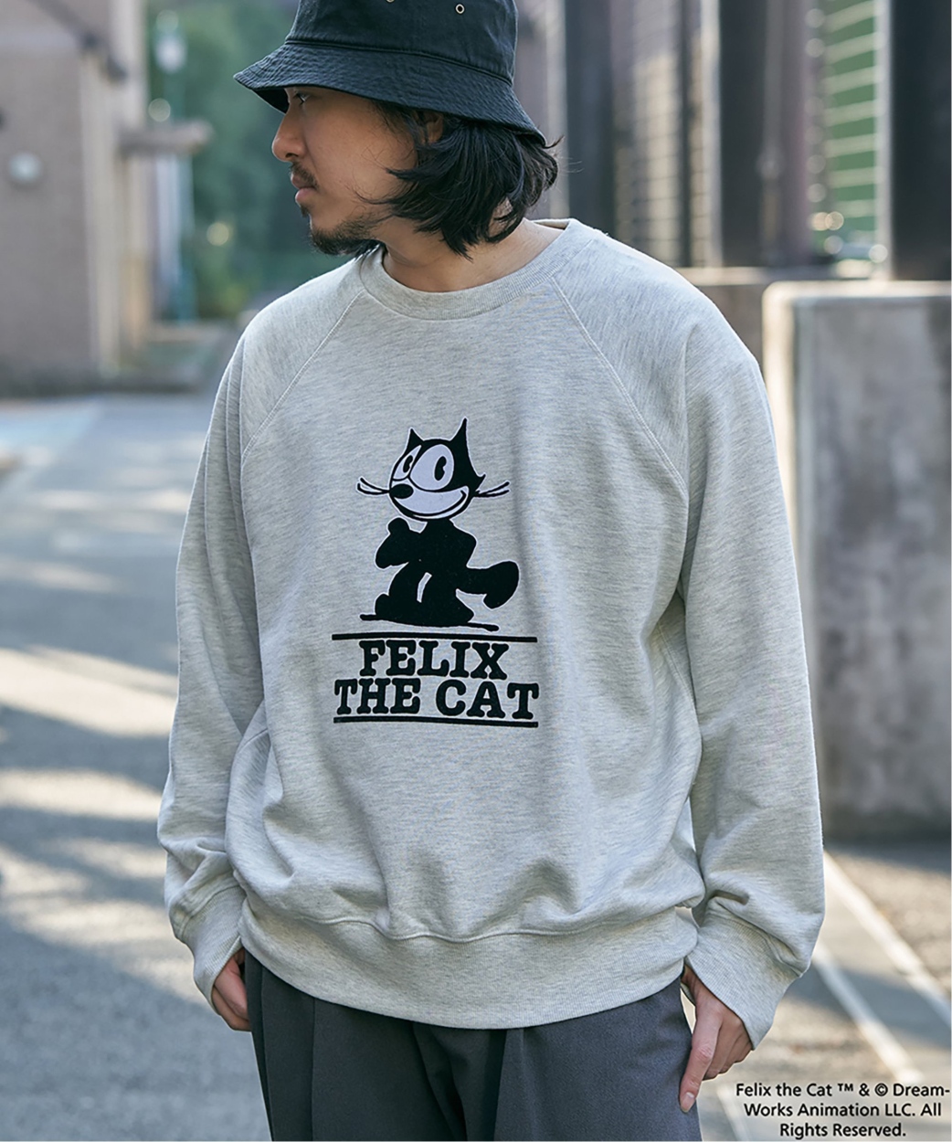 フェリックス・ザ・キャット カーディガン ブラック THE FELiX トレーナー スウェット FELIX CAT/フィリックス ザ