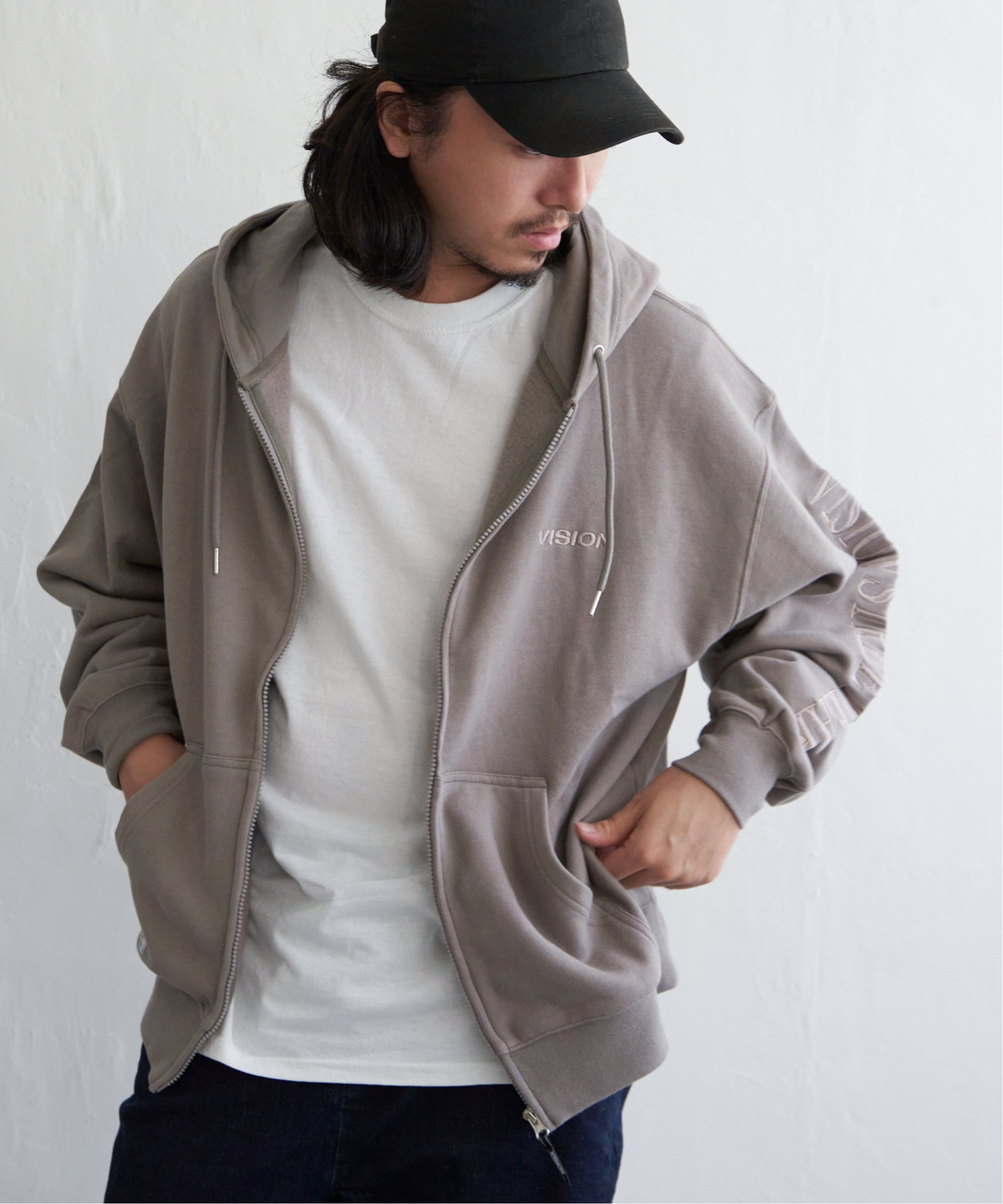 VISION STREET WEAR ビジョンストリートウェア マグロゴジップパーカー｜cox-online｜03