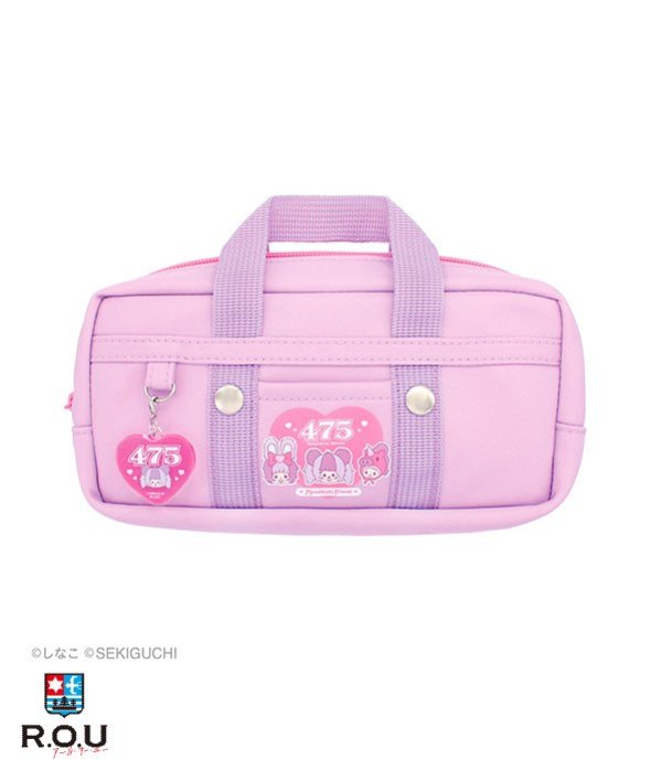 【 当時物 】カラーモンチッチ ポーチ パース ピンク ブルー 2点セット モンチッチ】和キャラがま（モンチッチちゃん/桜餅）MC-0009GP