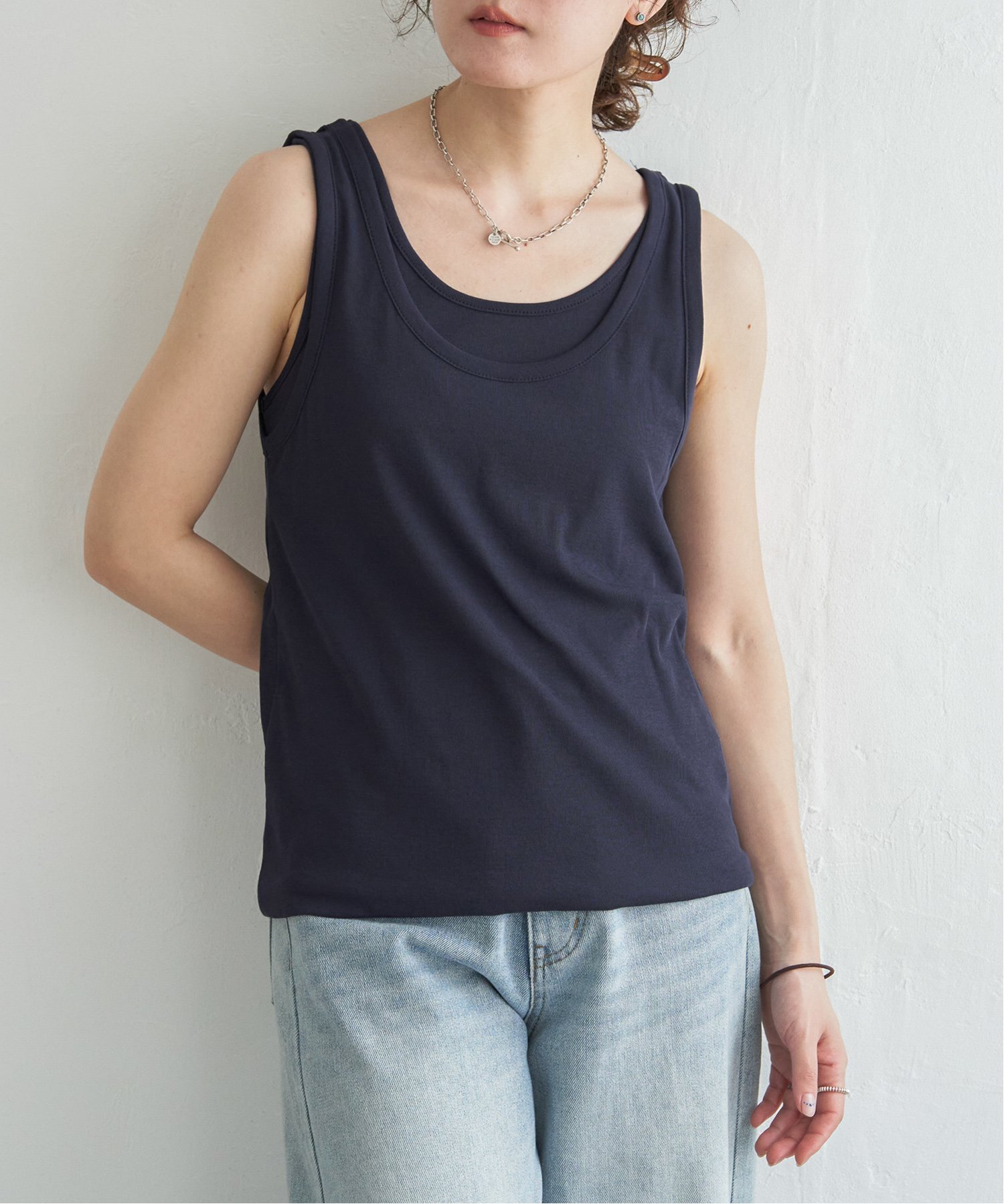 シアーフライスレイヤードトップ シアーフライスレイヤードタンクトップ : COX-ONLINE SHOP