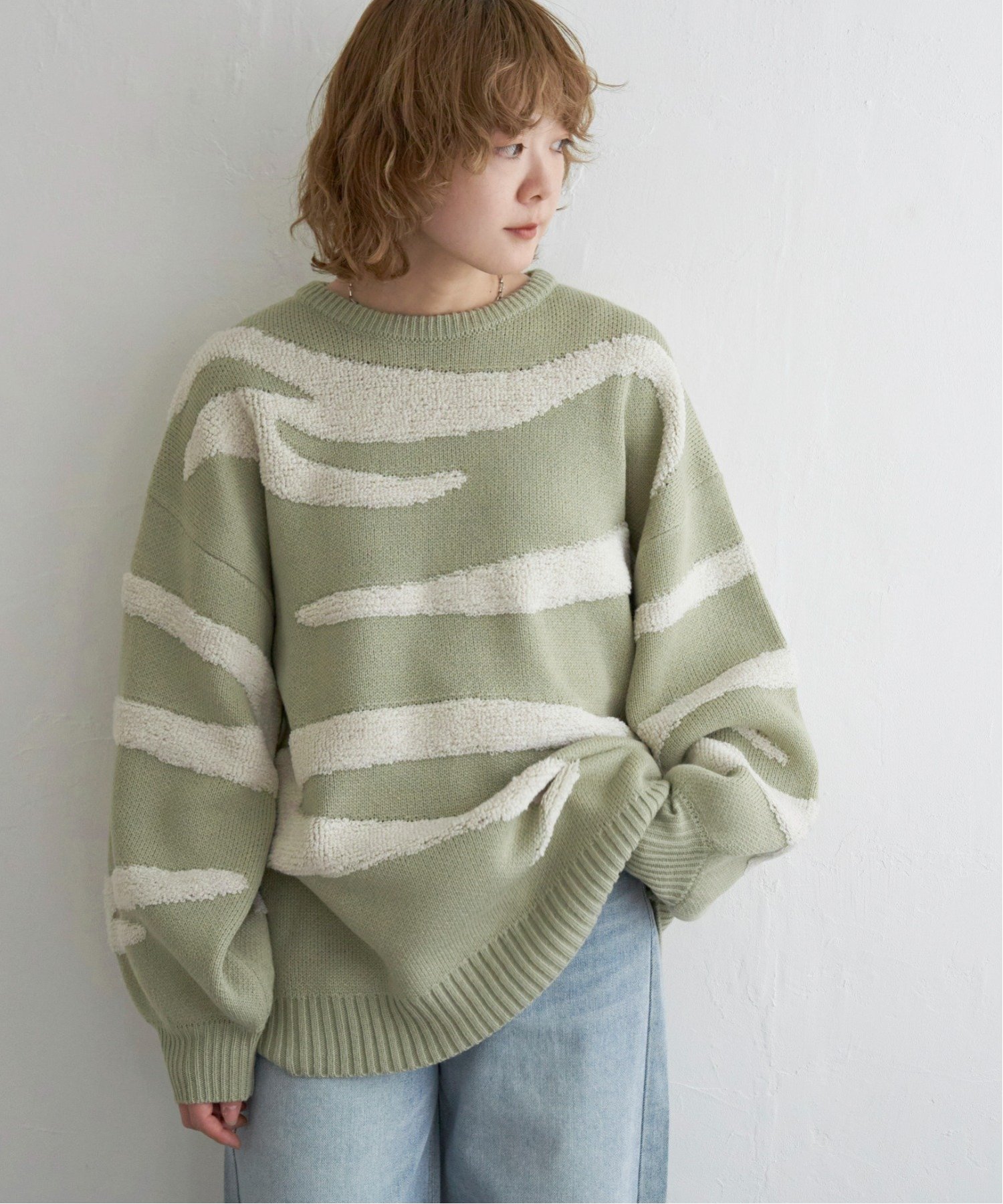 ニット セーター サガラジャガード総柄ニット レディース サガラジャガード総柄ニット : COX-ONLINE SHOP ヤフー店 - 通販