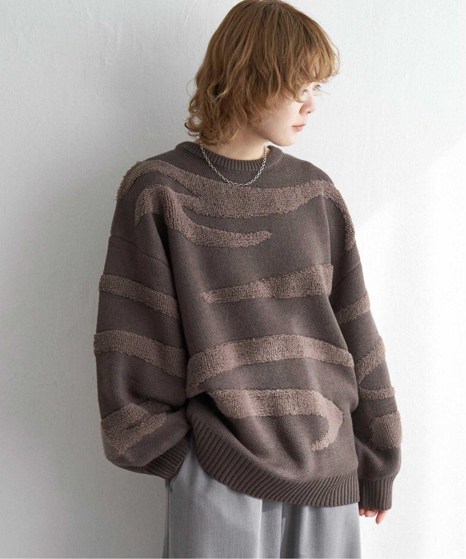 ニット セーター サガラジャガード総柄ニット レディース サガラジャガード総柄ニット : COX-ONLINE SHOP ヤフー店 - 通販