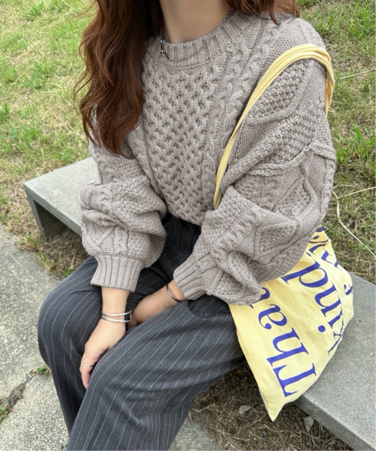 binnaさま専用 notch. ハンドメイドケーブルニット notch. 【 notch. by KASUMI 】 ケーブルニット : COX-ONLINE SHOP