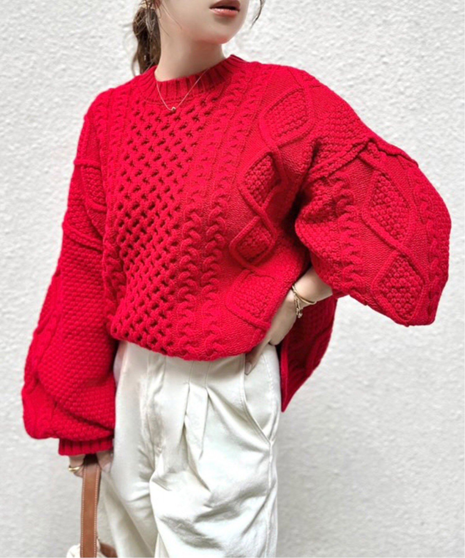 binnaさま専用 notch. ハンドメイドケーブルニット notch. 【 notch. by KASUMI 】 ケーブルニット : COX-ONLINE SHOP