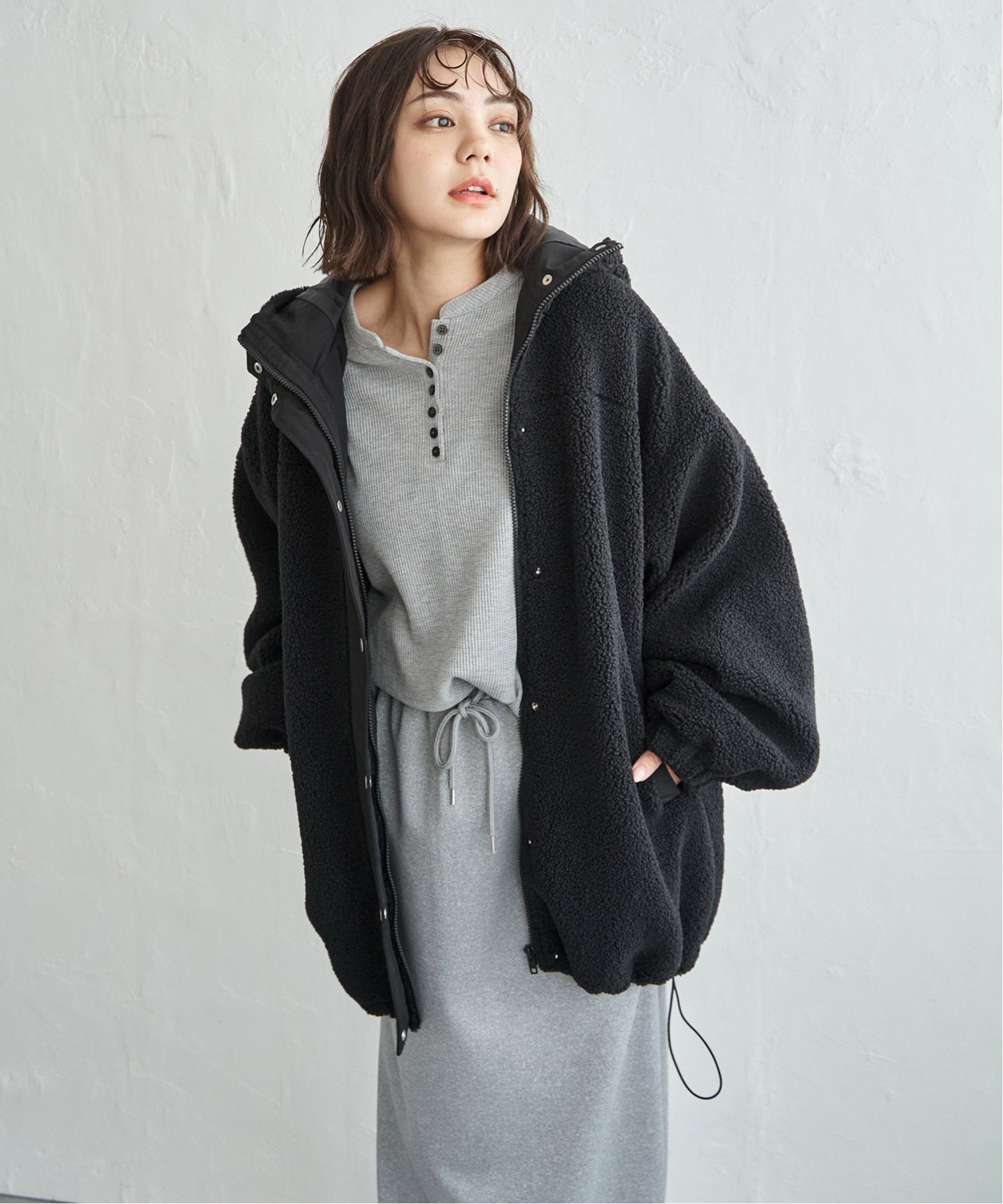 NOTCH（DC SHOES） ボアビッグフードブルゾン : COX-ONLINE SHOP