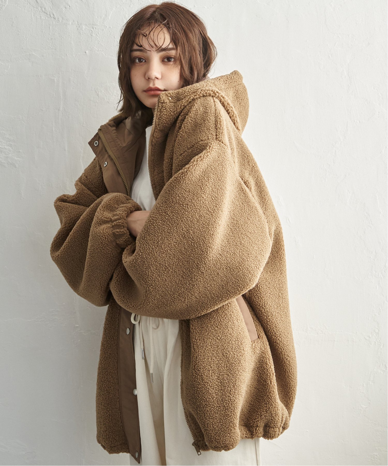 notch. ボアビッグフードブルゾン : COX-ONLINE SHOP ヤフー店 - 通販