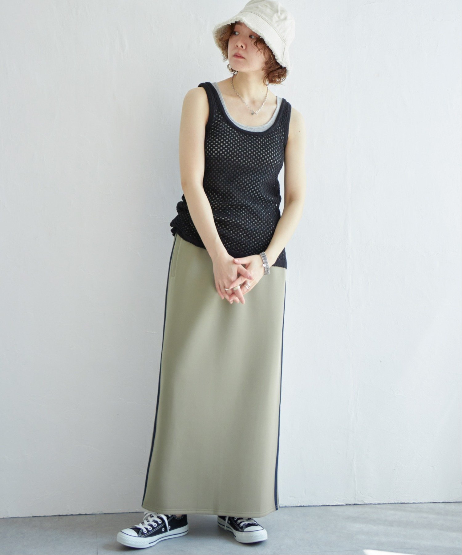 サイドラインジャージスカート : COX-ONLINE SHOP ヤフー店