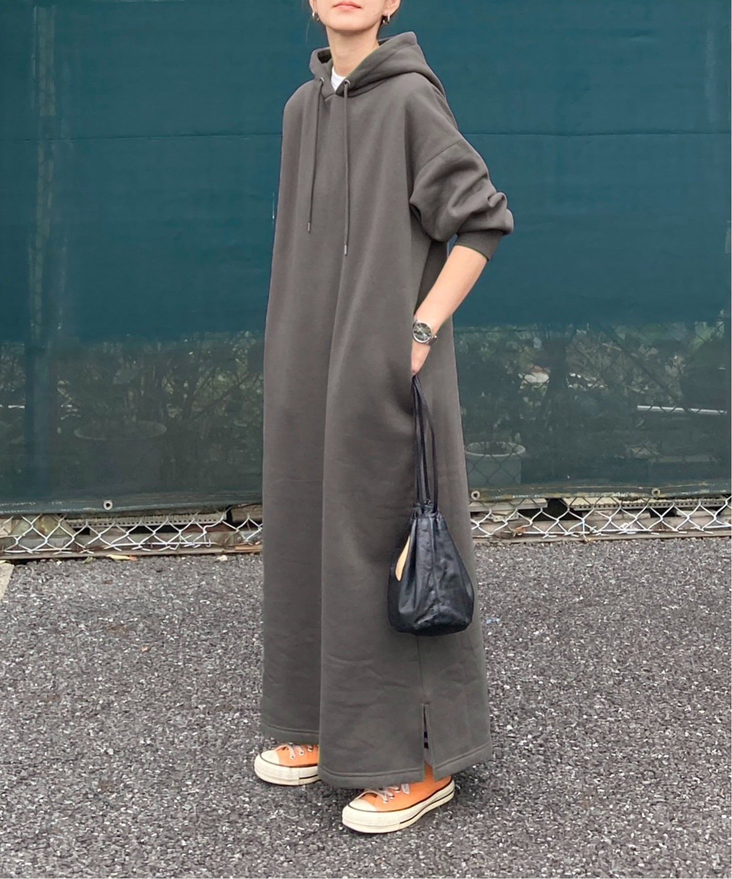 notch. 【 notch. by KR 】裏起毛フーディワンピース : COX-ONLINE