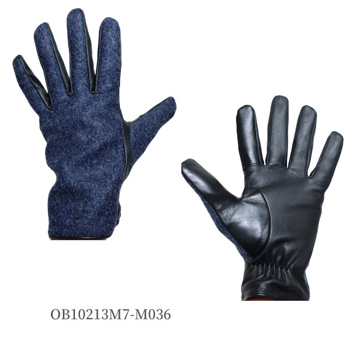 KURODA（クロダ） メンズ手袋 タッチパネル スマホ対応 手袋 ネイビー