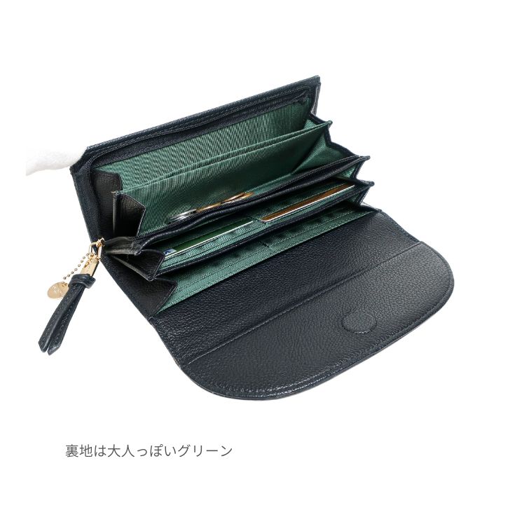 【専用です】本革レザーミニウォレットヒョウ柄ハラコレオパードピンク&ブラック L字ファスナー ミニ財布 イタリアンハラコレザー ヒョウ柄 2