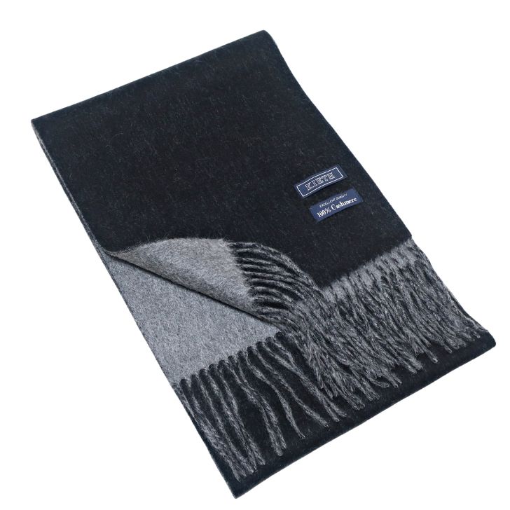 カシミヤ100% マフラー リバーシブル メンズ レディース カシミア 軽い