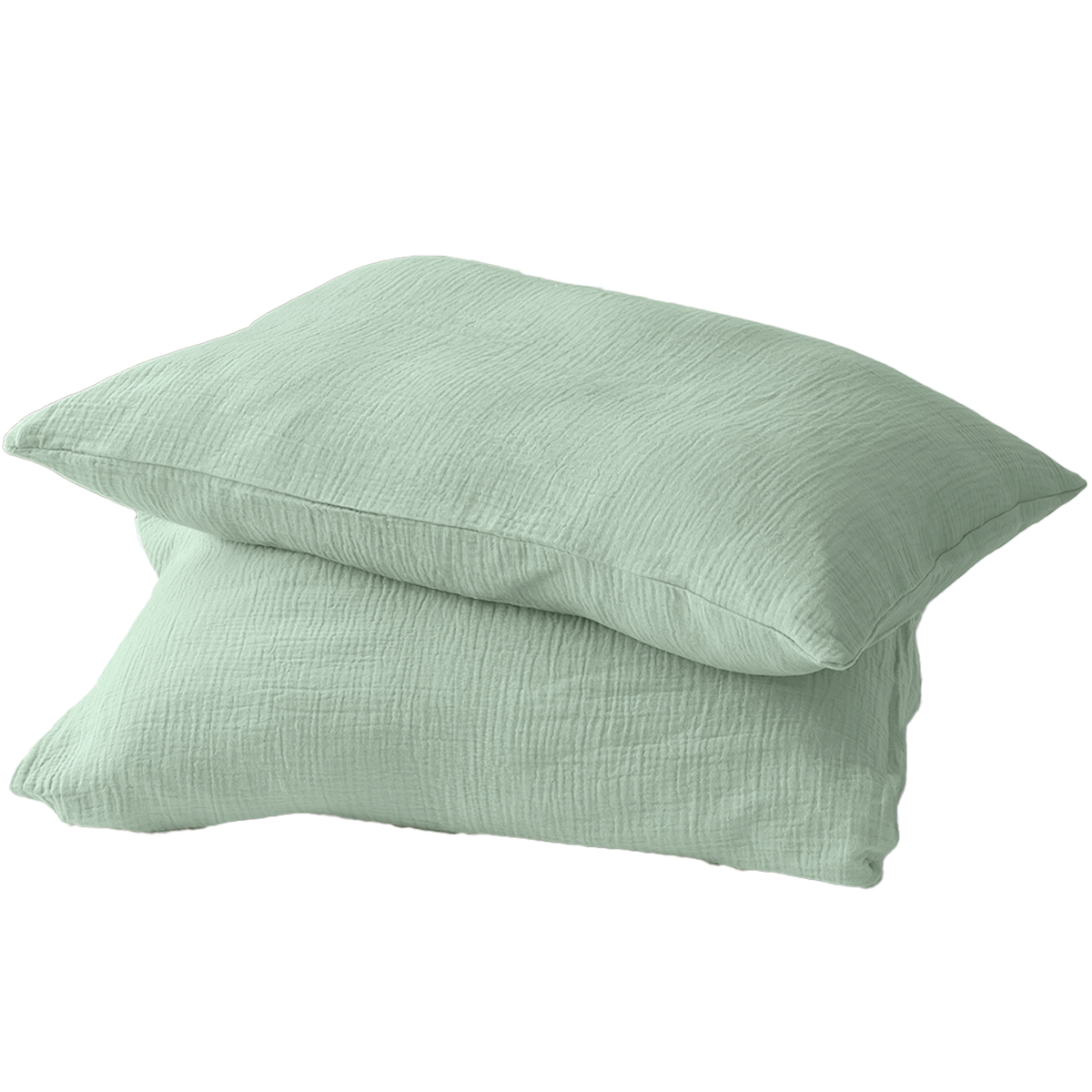 COYOLI 枕カバー 43×63cm 同色2枚入り 綿100% 綿 二重ガーゼ ガーゼ