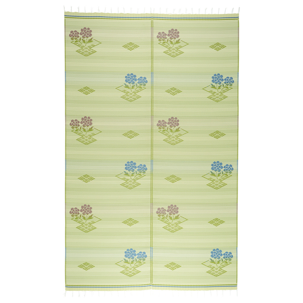 COYOLI 【メーカー直送】ビニール風 花ござ 約88×176cm 58間 1帖