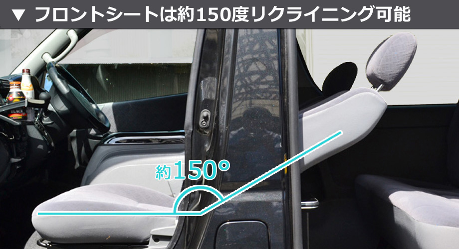ハイエース ハイアット グロスブラック 標準幅用 200系 スーパー