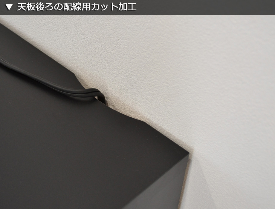 【幅1cm単位でサイズオーダー】セミオーダーキッチンカウンターLASCO ゴミ箱収納・家電収納 （幅80〜90cm 奥行42/47/52cm 高さ92cm） 全14色_7