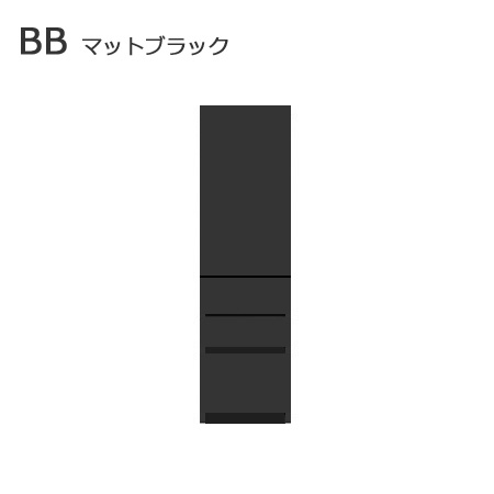 セミオーダー壁面収納GRANNER2(グラナー2）片開き扉・引出3段ラック（幅41〜55cm×奥行42cm×高さ155cm）全14色_9