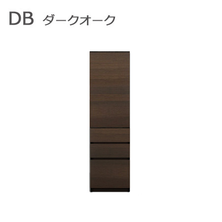 セミオーダー壁面収納GRANNER2(グラナー2）片開き扉・引出3段ラック（幅41〜55cm×奥行42cm×高さ155cm）全14色_18
