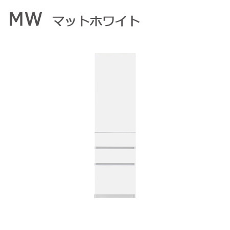 セミオーダー壁面収納GRANNER2(グラナー2）片開き扉・引出3段ラック（幅41〜55cm×奥行42cm×高さ155cm）全14色_6