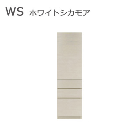 セミオーダー壁面収納GRANNER2(グラナー2）片開き扉・引出3段ラック（幅41〜55cm×奥行42cm×高さ155cm）全14色_11