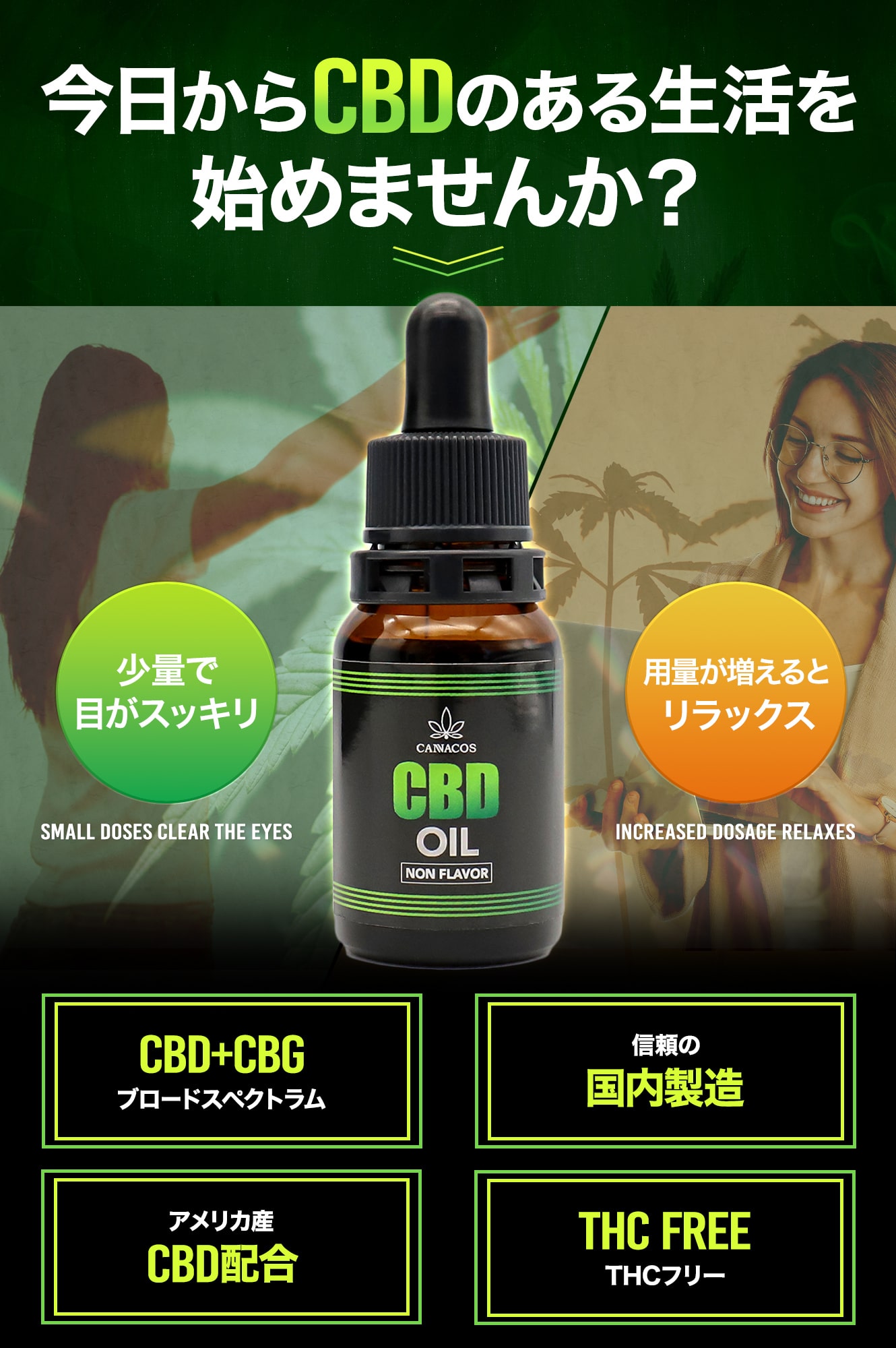 CBD オイル CBD1000mg 10ml 濃度10% キャナコス ブロードスペクトラム