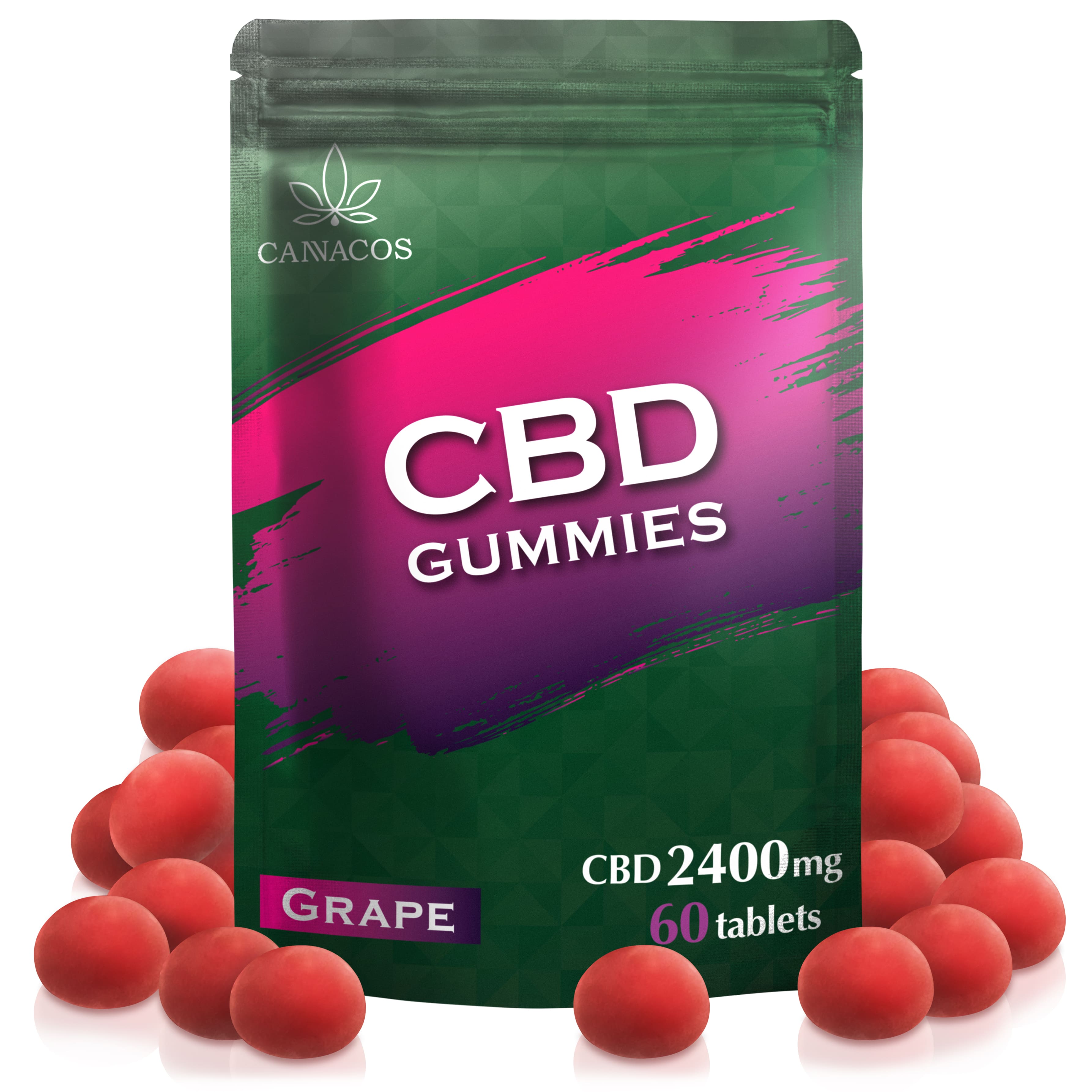 CBDグミ 60粒 CBD2400mg 1粒CBD40mg 高濃度 ブロードスペクトラム 国内