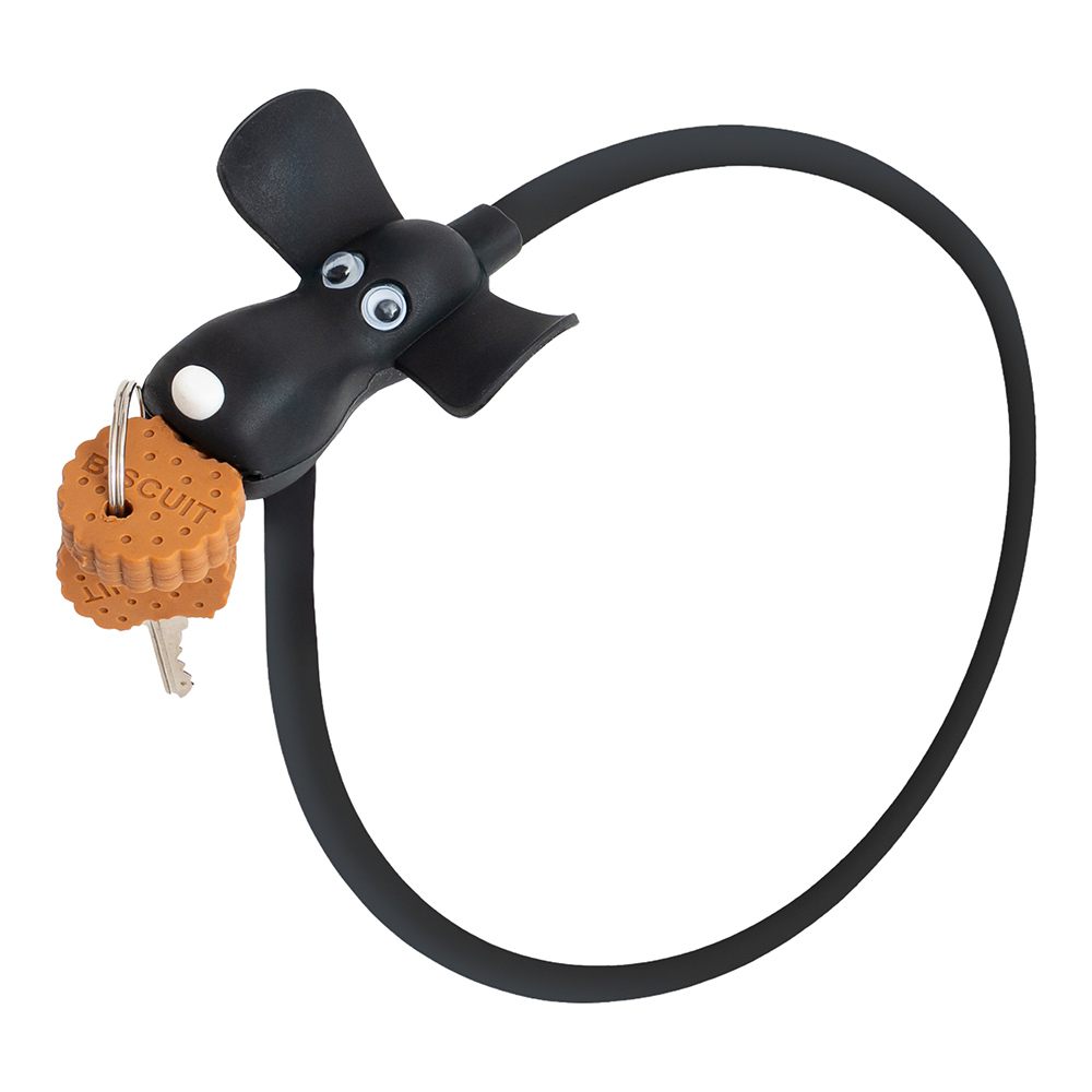 自転車 カギ 鍵 ワイヤーロック 盗難防止 シリコン 簡単ロック