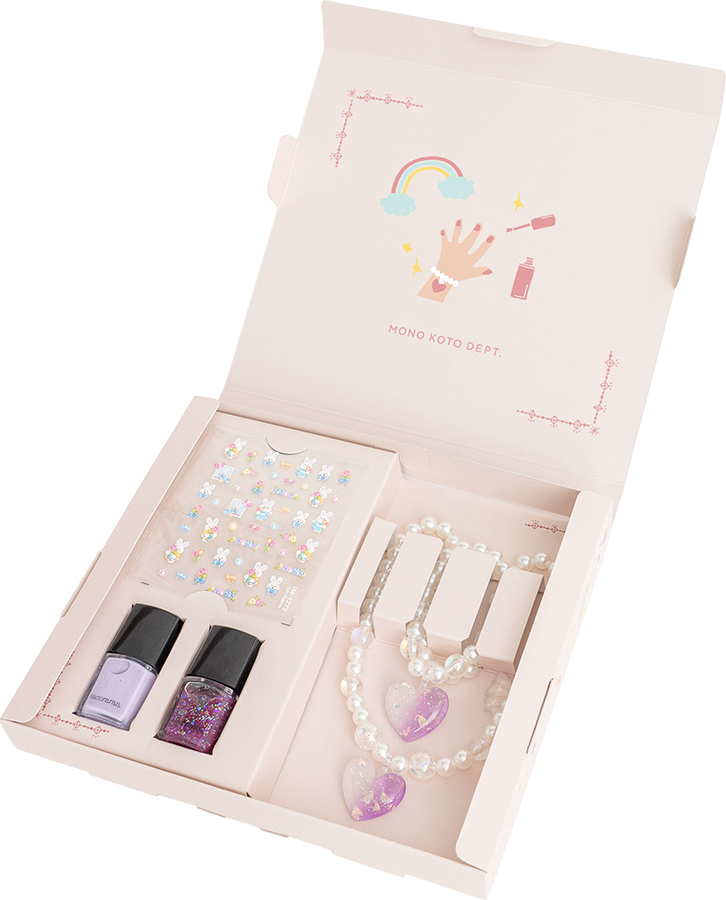 BOXセット/アクセ付き】 はがせる マニキュア キッズ ネイル セット
