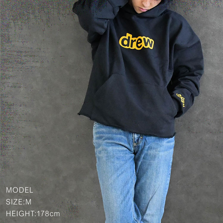 drew house ドリューハウス パーカー プルオーバー メンズ レディース ブランド ロゴ BLACK secret hoodie  :mdrew-hood-logo-black:CRADLE-KOBE - 通販 - Yahoo!ショッピング