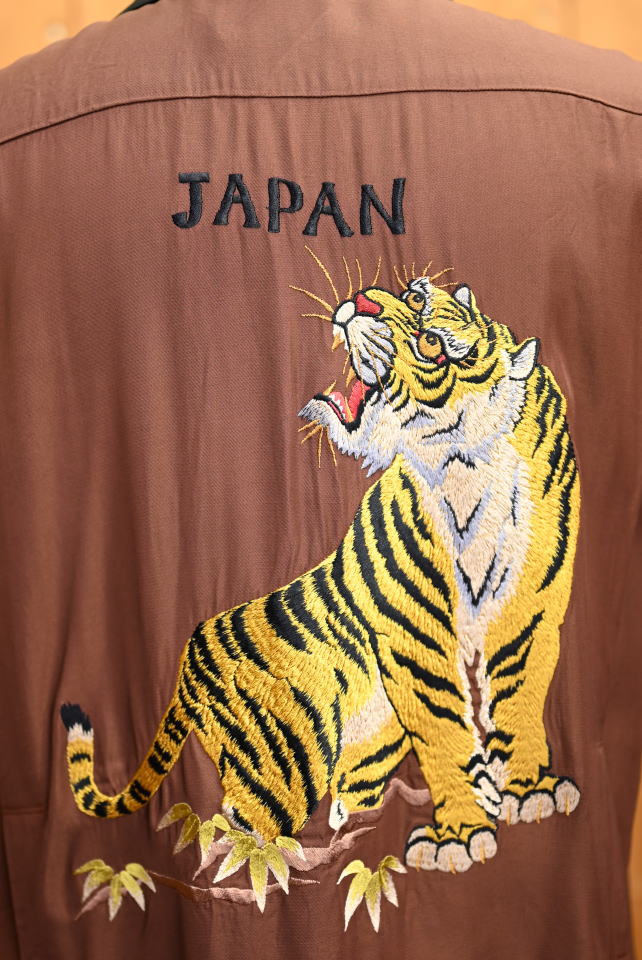 TAILOR TOYO テーラー東洋 スカシャツ “ROARING TIGER” 虎柄ボーリング