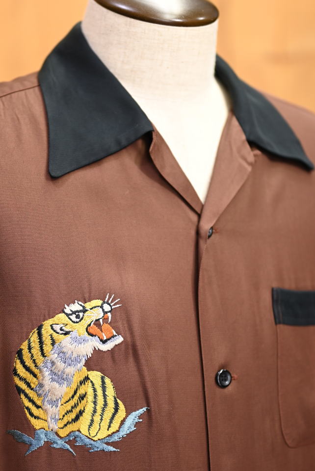 TAILOR TOYO テーラー東洋 スカシャツ “ROARING TIGER” 虎柄ボーリング