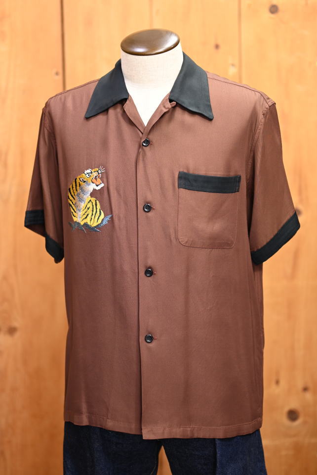 TAILOR TOYO テーラー東洋 スカシャツ “ROARING TIGER” 虎柄ボーリング