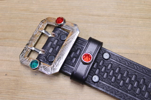 【レア】Dapper’s ダッパーズ エースウエスタンスタッズベルト サイズ30 ダッパーズ×エースウエスタンベルト LOT1716 1940'sスタイル スタッズ