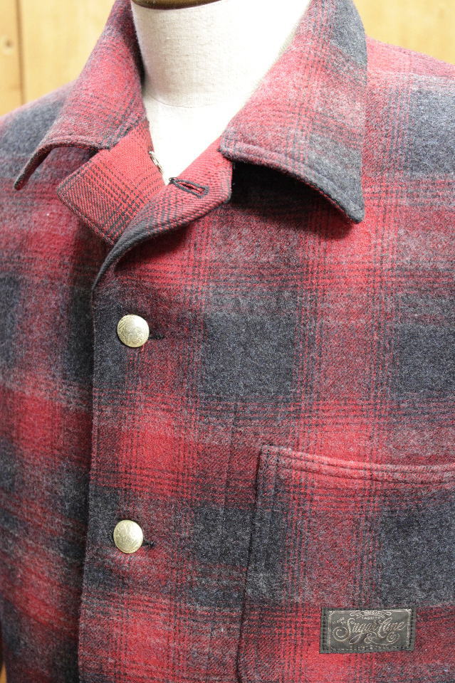 SUGAR CANE シュガーケーン コットンチェック×ウールジャガードワーク