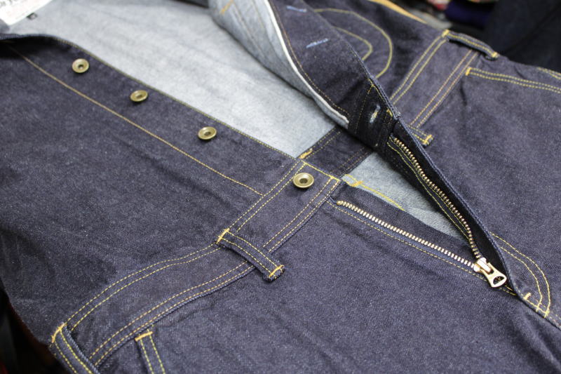FLATHEADフラットヘッド JUMP SUITジャンプスーツつなぎ 10oz デニム ジャンプスーツ FN-OJ-JS002 | THE FLAT HEAD