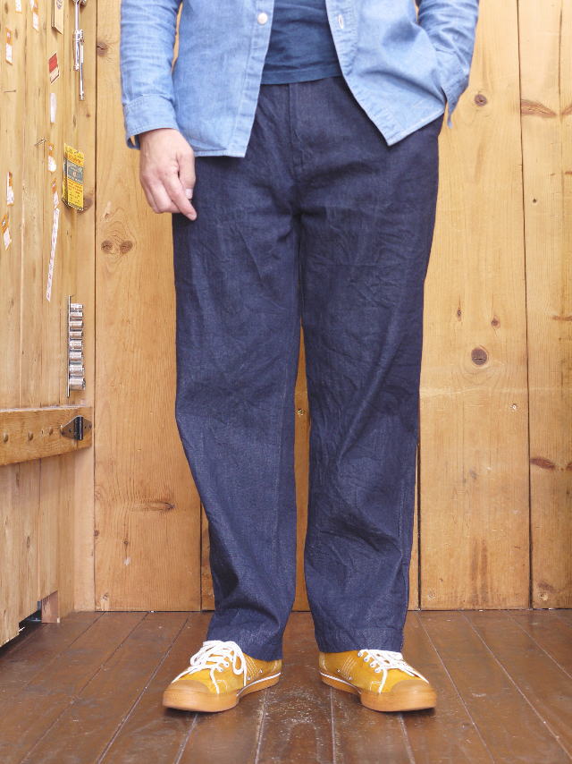 ★美品★　FOB FACTORY　デニムトラックパンツ　サイズXL FOB FACTORY F.O.B デニムトラックパンツ F0508 エフオービー