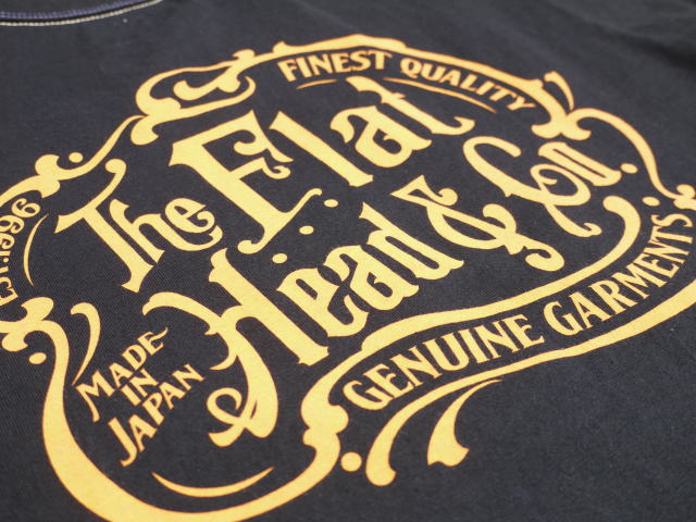 フラットヘッド Tシャツ FN-THC-044 THE FLAT HEAD & CO 丸胴半袖Tシャツ アイボリー ネイビー ライトレッド ブラック theflathead｜craft-ac｜03